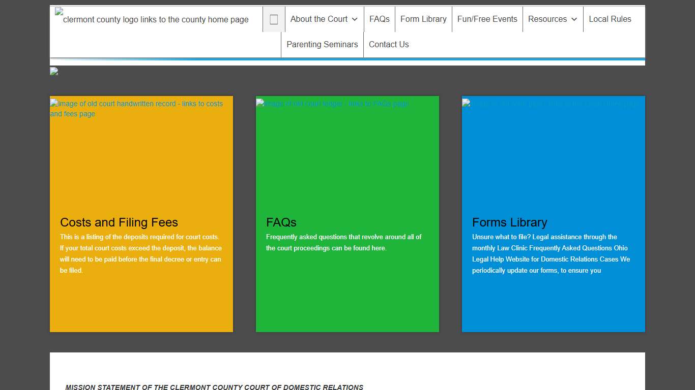 Domestic Relations Court of Clermont County