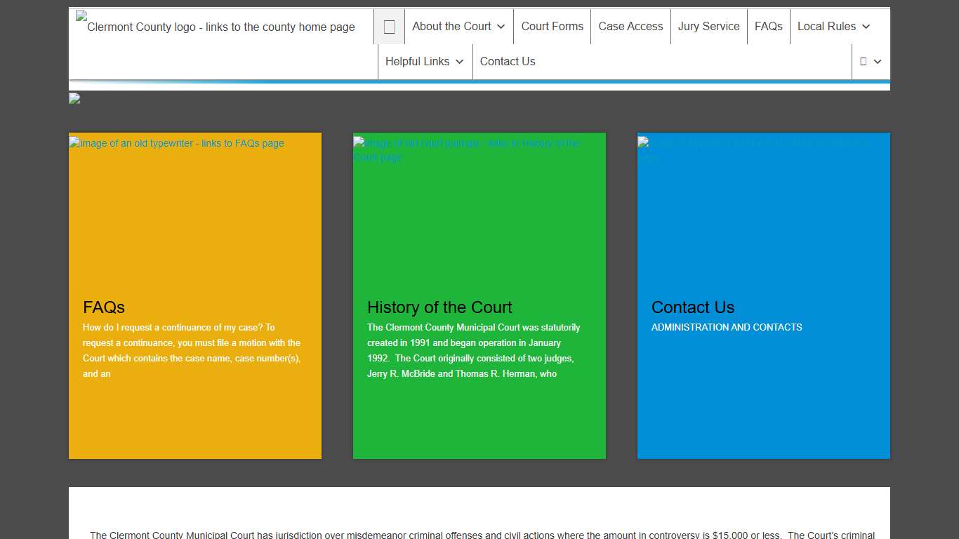 Municipal Court | Clermont County, Ohio